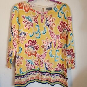 Floral Multicolor Women's Top
